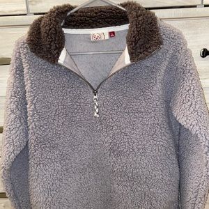 So Fluffy Quarter Zip Jacket